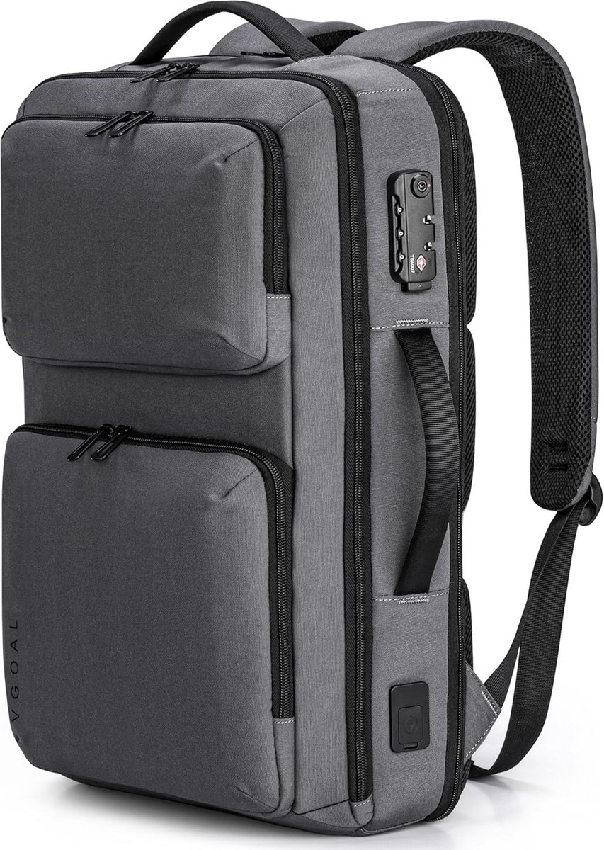 3-in-1 Laptop Rugzak 17.3 Inch - Veelzijdige Computer Tas voor Heren en Dames
