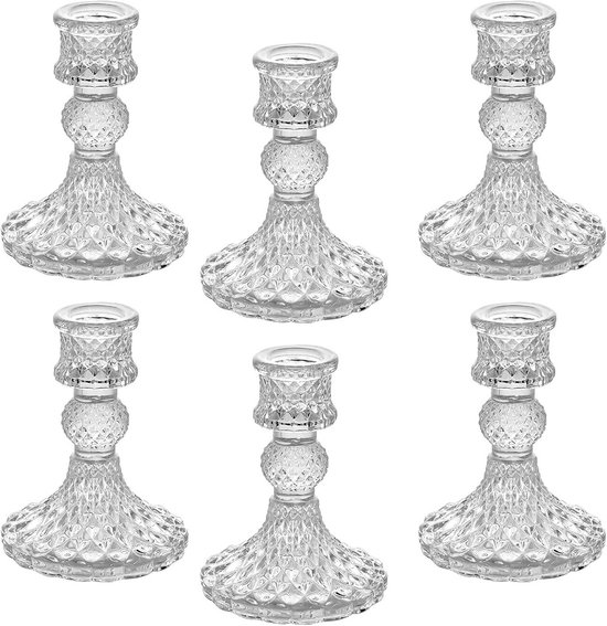 Glazen kandelaar Oyster 5 Rolls Grey luster | Luxury Lifestyle Boutique Glazen kandelaar Oyster 5 Rolls Grey luster | Luxury Lifestyle Boutique