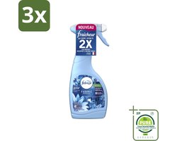 3 x Febreze Textielverfrisser Spray - Sea Breeze - Langdurige Frisse Geur - Lenor Collectie - 500ml - Grootverpakking - Textielverfrisser - Geurverwijderaar - Sea Breeze - Lenor - Huisdiergeur