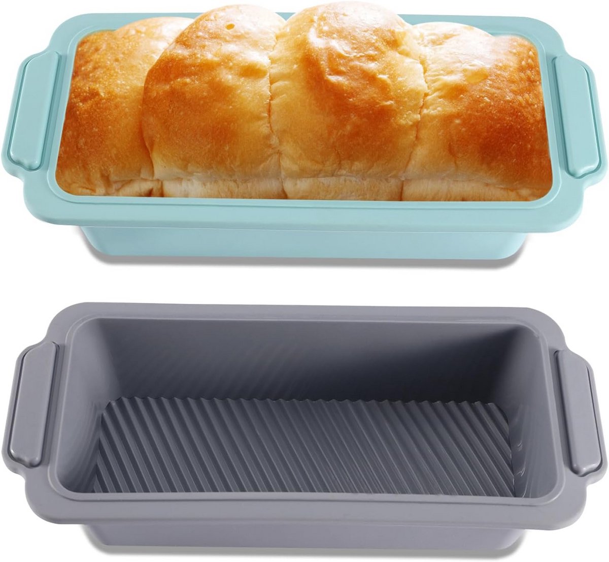 2-delige Siliconen Brood- en Cakevorm Set - Hittebestendig & Anti-aanbak