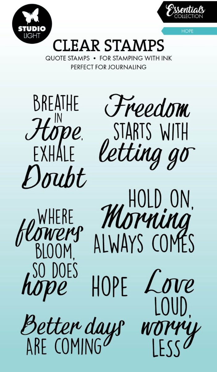 Clear stamps quotes Hope - Essentials nr. 925