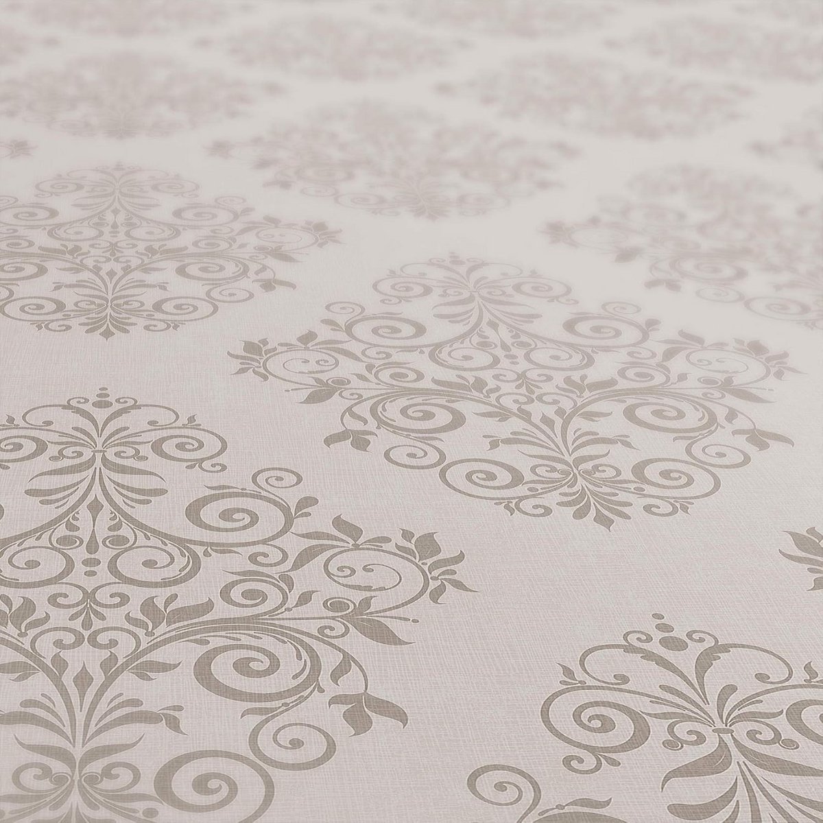 Waterafstotend Tafelzeil Beige Arabesk – Kunstvezel Tafelkleed Omzoomd 200 x 140 cm