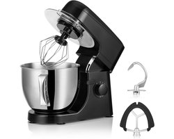 AMA® Mixer met Mengkom - Keukenmachine - Kneedmachine - 31x22x36cm - Zwart