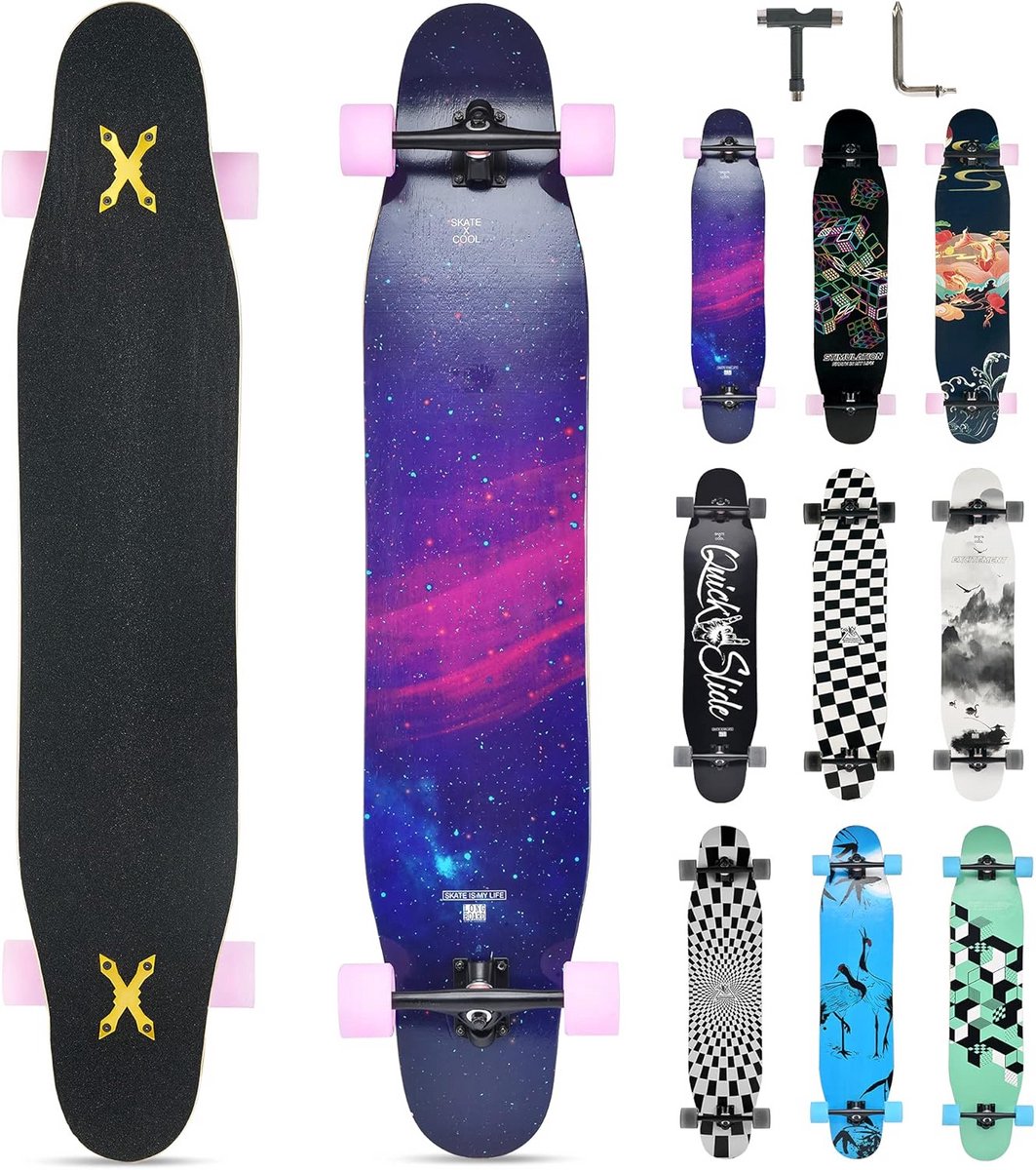 Complete Skateboard voor Kinderen en Volwassenen - Populaire Tricks en Cruising