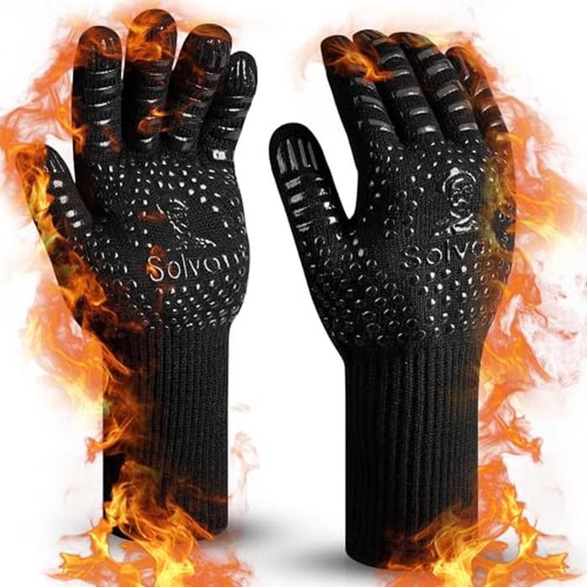Hittebestendige grillhandschoenen tot 800°C - BBQ accessoires voor veilig grillen