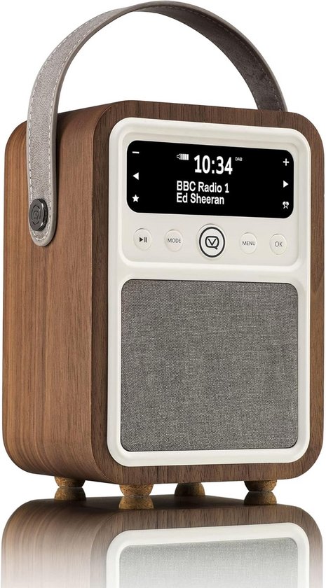 DAB Digitale Radio Met Bluetooth FM En Wekker Draagbare Houten dab-digitale-radio-met-bluetooth-fm-en-wekker-draagbare-houten