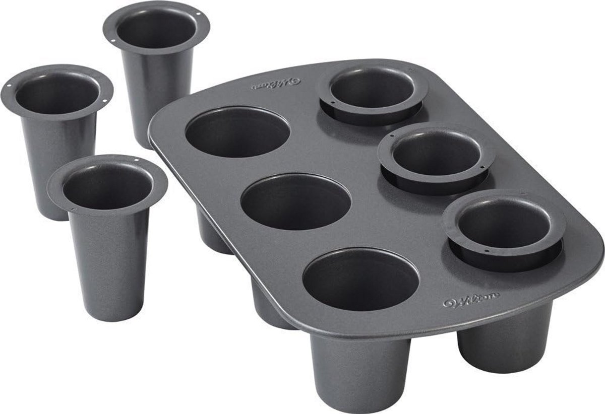 Cookie Shot Bekervorm met 6 Verdieningen voor DIY Desserts