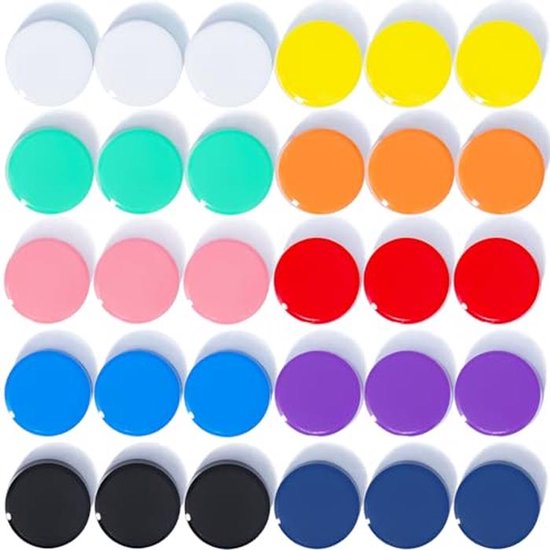 Brute Force Schijfmagneten - Ronde Neodymium Magneten 20x2mm Whiteboard Set Van 40 Stuks