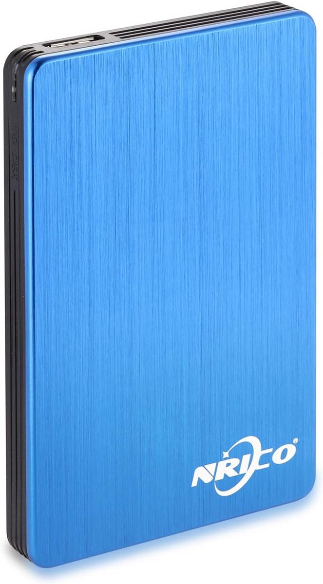 Draagbare Externe Harde Schijf 500GB USB 3.0 Opslag voor PC, Mac, PS4 - Blauw