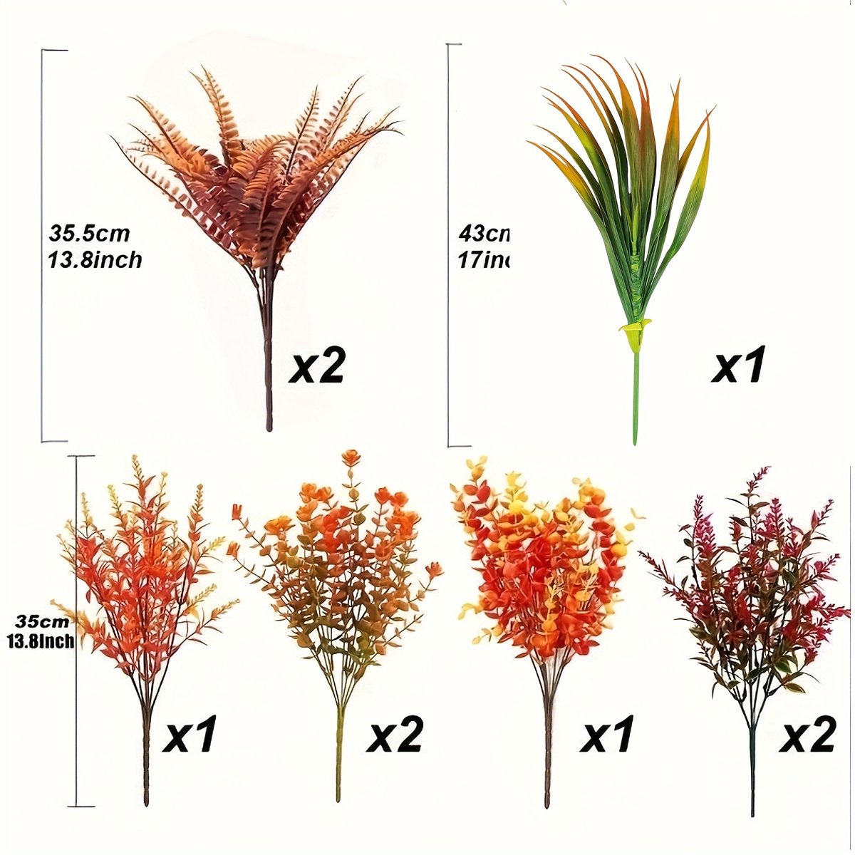 9-delige herfstkunstbloemset - UV-bestendige kunstcamelia-plantenset voor binnen- en terrasdecoratie - Seizoensgebonden woonaccessoires voor housewarming, herfst, Kerstmis, Halloween, Pasen, Thanksgiving en Valentijnsdag — cadeau in Cadeau-ideeën - foto 2