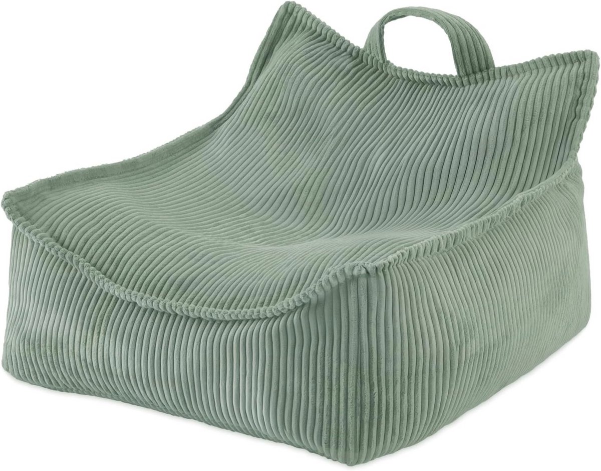 Zitzak voor Kinderen - Grote Comfortabele Chill Zitzak - Wasbare Corduroy Zitzak met Handvat - Veilige en Stabiele Contructie - Ideaal voor Speelkamer en Kinderkamer