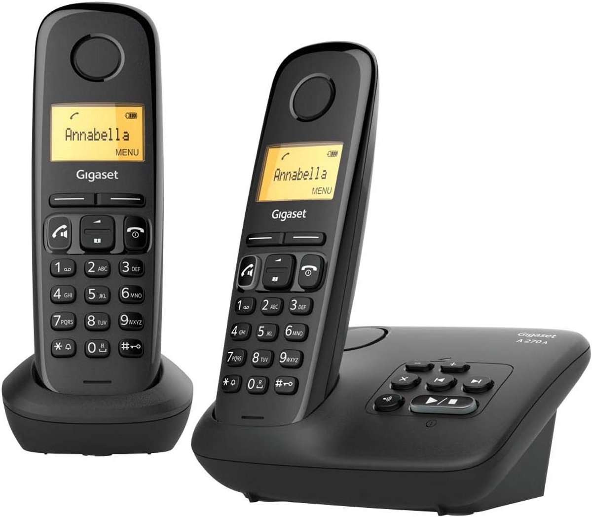 Draadloze DECT Telefoons Duo met Antwoordapparaat - Handsfree & Oproepoverdracht