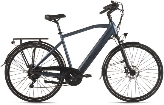 ADORE E-Citybike 28" Alu Stadsfiets CV-190 Achterwielmotor 50NM / 15Ah Deep Blue