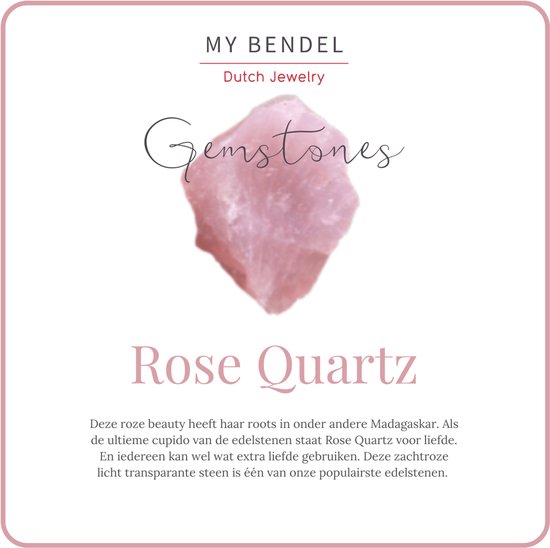 My Bendel - Grande bague en or avec pierre précieuse ronde en Quartz rose - Bague unique en or pour femme avec pierre précieuse en Quartz rose - Avec emballage cadeau luxueux