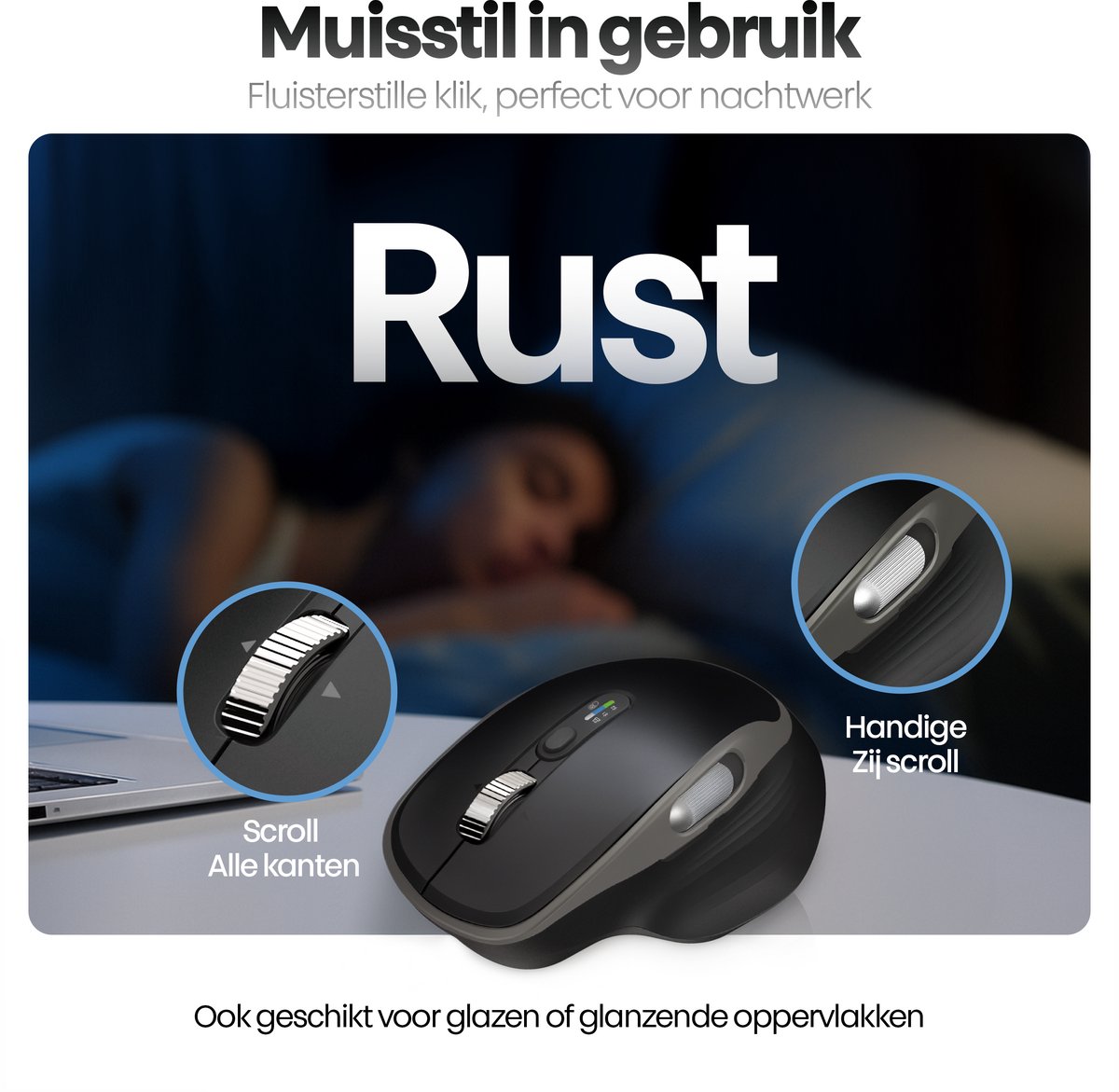 Phreeze Master 3S Draadloze Ergonomische Muis thumbnail 5