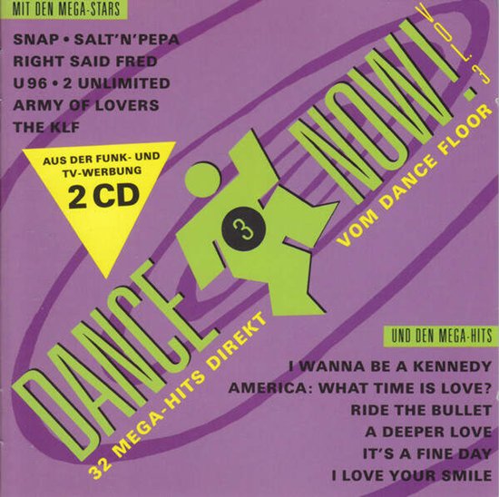 Dance Now! Vol. 3, Various | Media condition: Very Good Plus (VG+) | 2 x CD Compilation