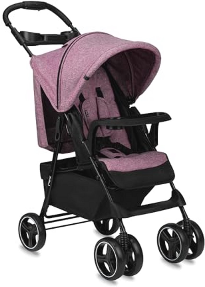 Kinderbuggy voor 6 maanden en ouder met 5-punts veiligheidsgordel, inklapbaar en lichtgewicht