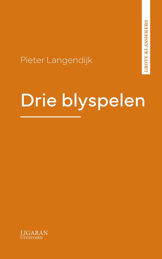 Drie blyspelen - cover