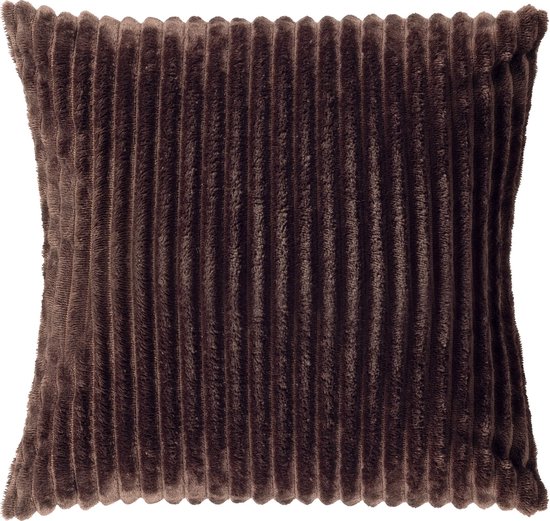 MART - Ensemble de coussins 4 pièces - coussins intérieurs inclus - 45x45 cm - marron, beige, taupe