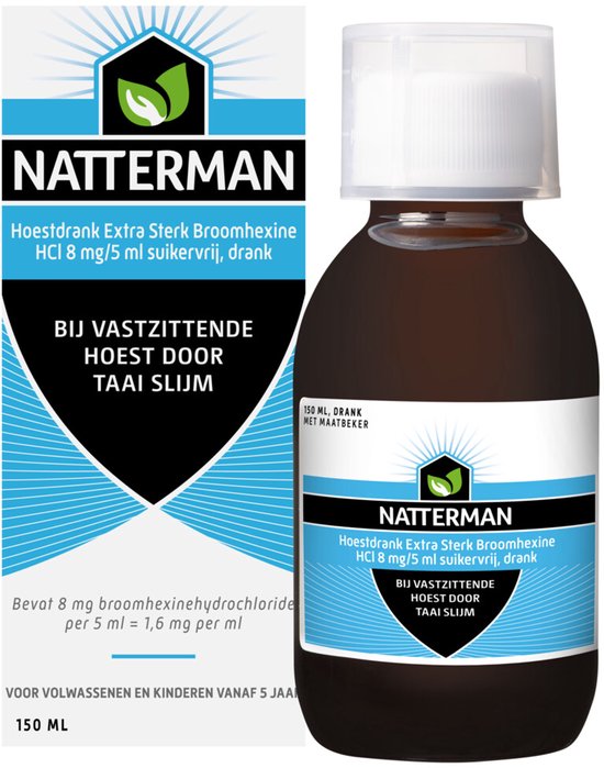 Natterman Hoestdrank Broomhexine Extra Sterk