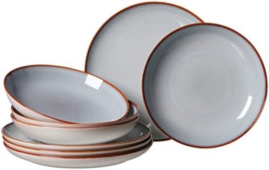 Service de table Gravora 8 pièces - Vaisselle durable pour un usage quotidien