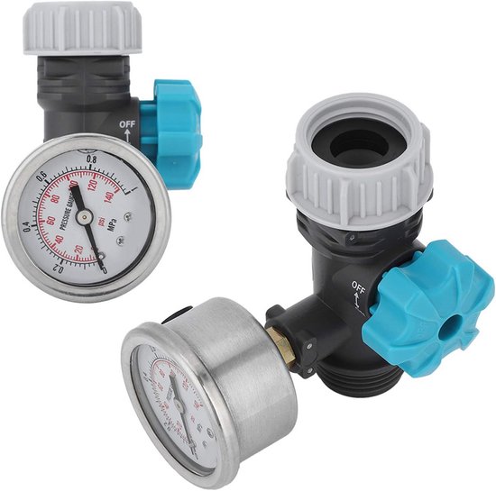 Drukregelaar met Manometer G3/4" - Verstelbare Waterdruk voor Tuinslang en Sproeier — afbeelding 3