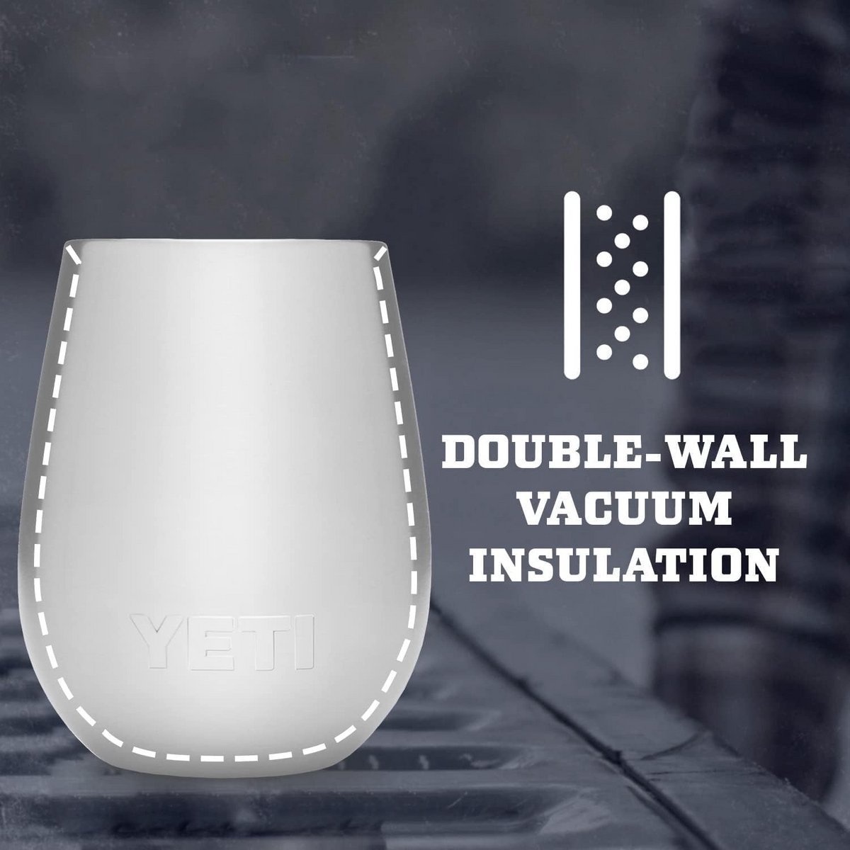 Geïsoleerde Wijn Tumbler RVS met MagSlider Deksel - 296 ml - Ideaal voor Buiten