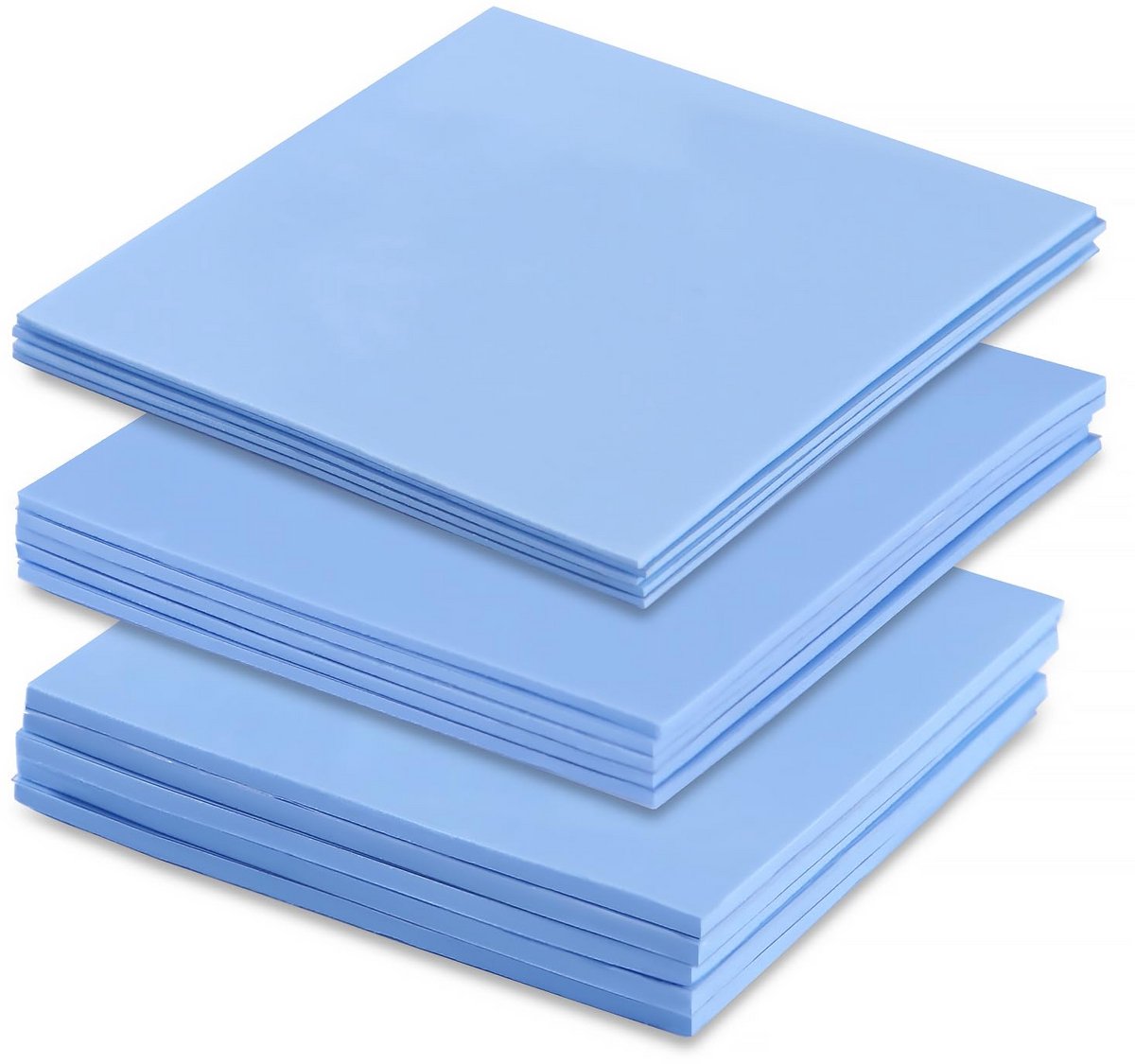 Thermische Pad Set 15 Stuks voor CPU GPU SSD Koeling - Diverse Dikte 0.5mm tot 1.5mm
