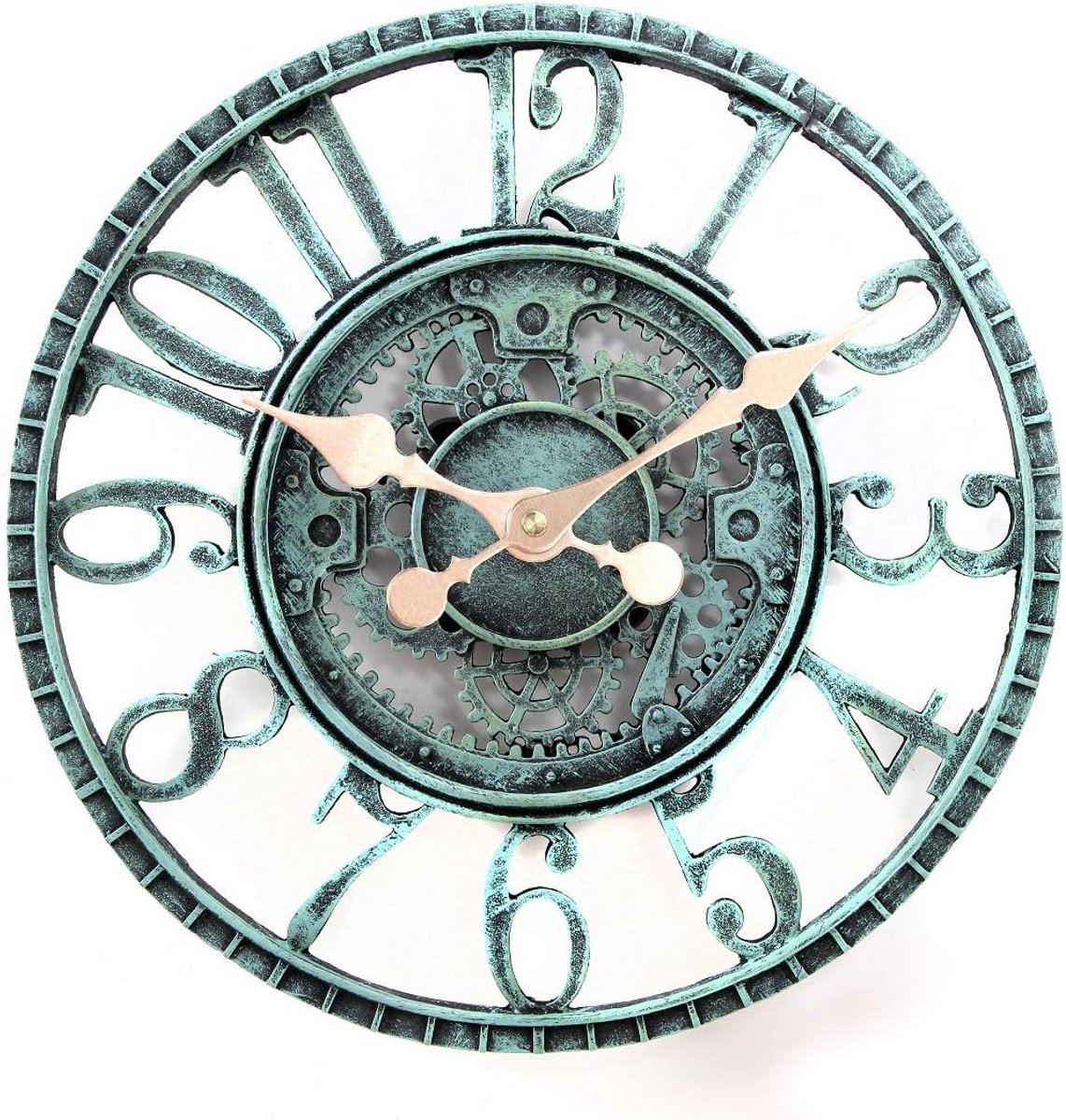 Wandklok 30 cm Tandwiel Ontwerp voor Binnen en Buiten