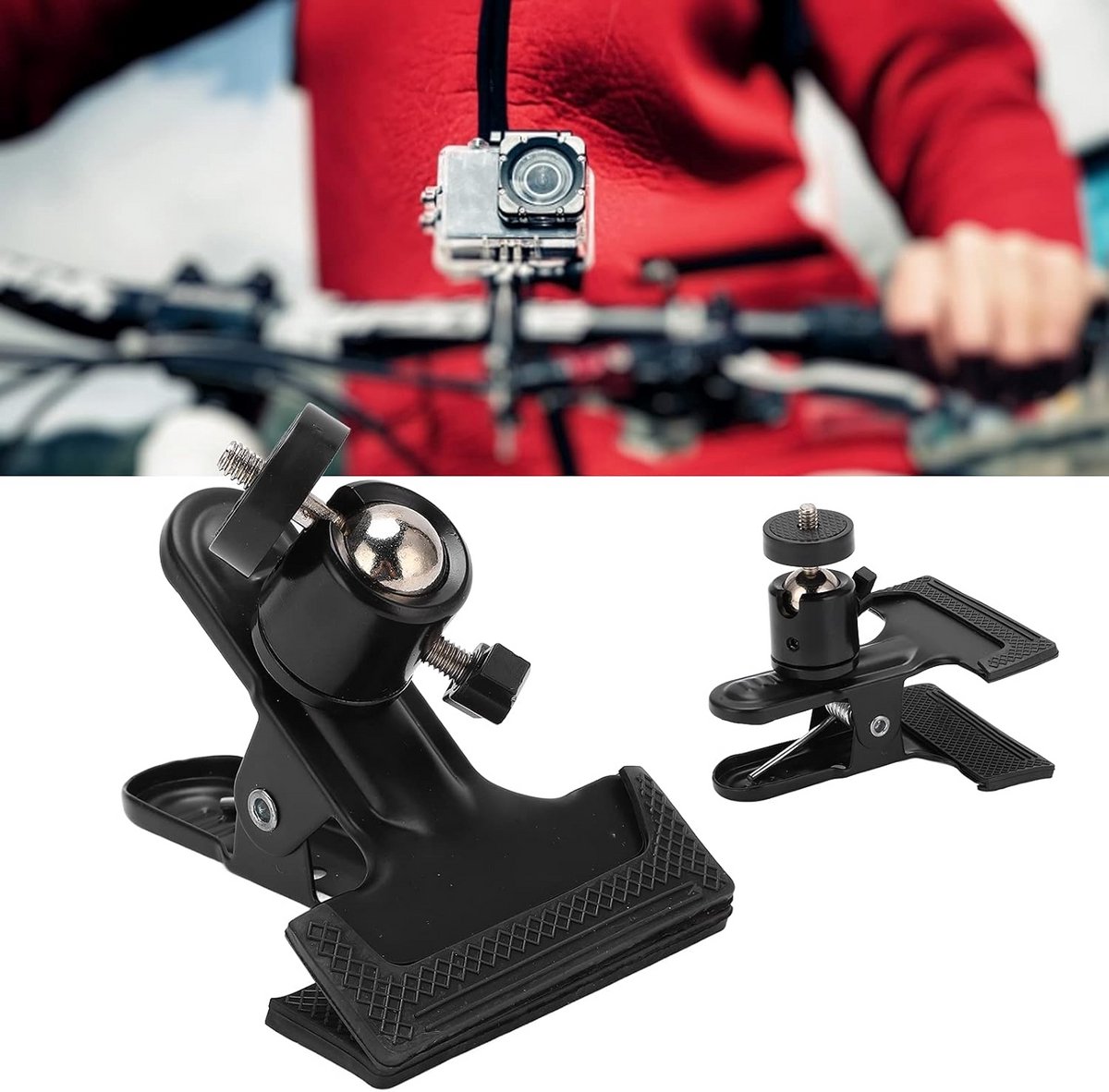 Verstelbare Bureau Klemhouder met 360° Balhoofd voor Camera en Actiecamera