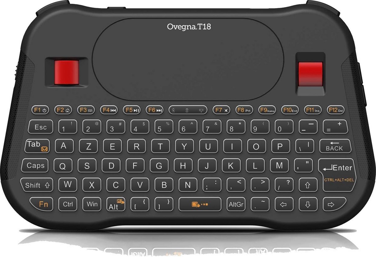 Mini Draadloos Toetsenbord met Touchpad en RGB Verlichting (AZERTY)