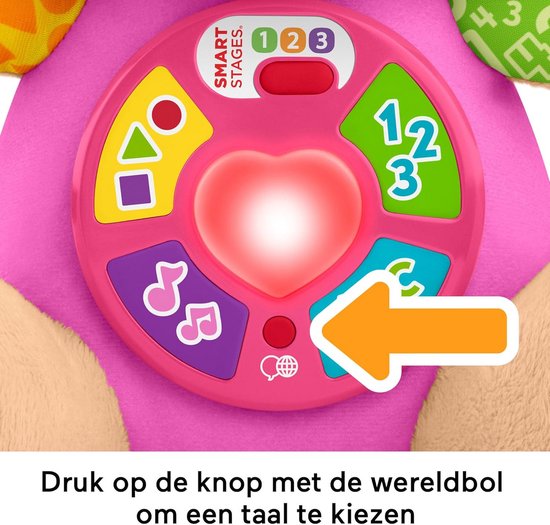 Interactief Leerspeelgoed Zusje - Meegroeiend Pluche Knuffel met Liedjes en Taalopties — afbeelding 4