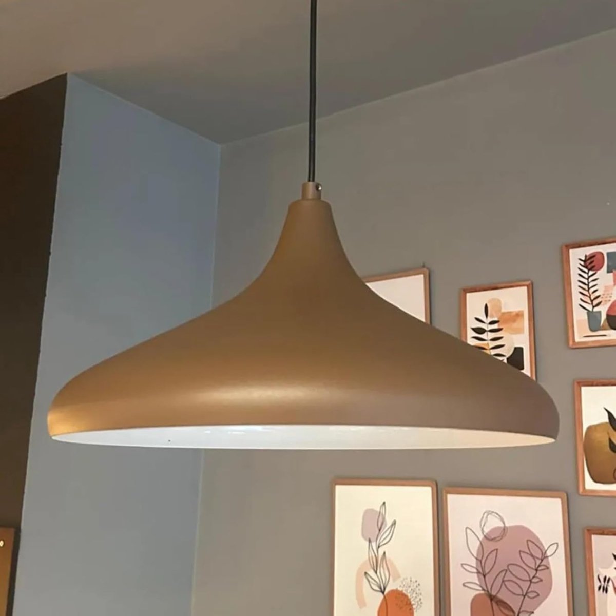 Bamyum Champion Hanglamp Industrieel Metaal Ø35 cm, Vintage Hanglamp, E27 Pendellamp
