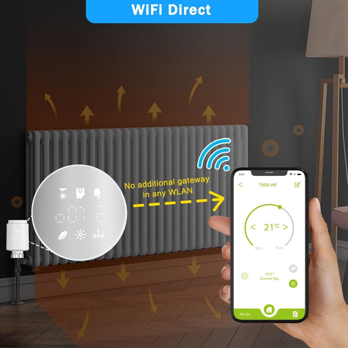 Slimme Thermostaatkraan Zonder Hub Werkt Met Alexa En Google Home