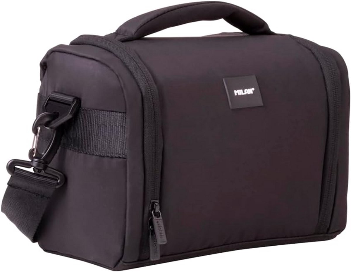 Grote Koeltas voor Lunch en Boodschappen 5 Liter Zwart