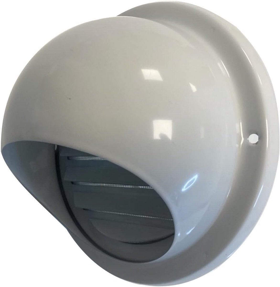 Roestvrijstalen Ventilatiekap Buitenmuur met Insectenrooster en Ondersteuning - Keuze uit 100, 125 of 150mm