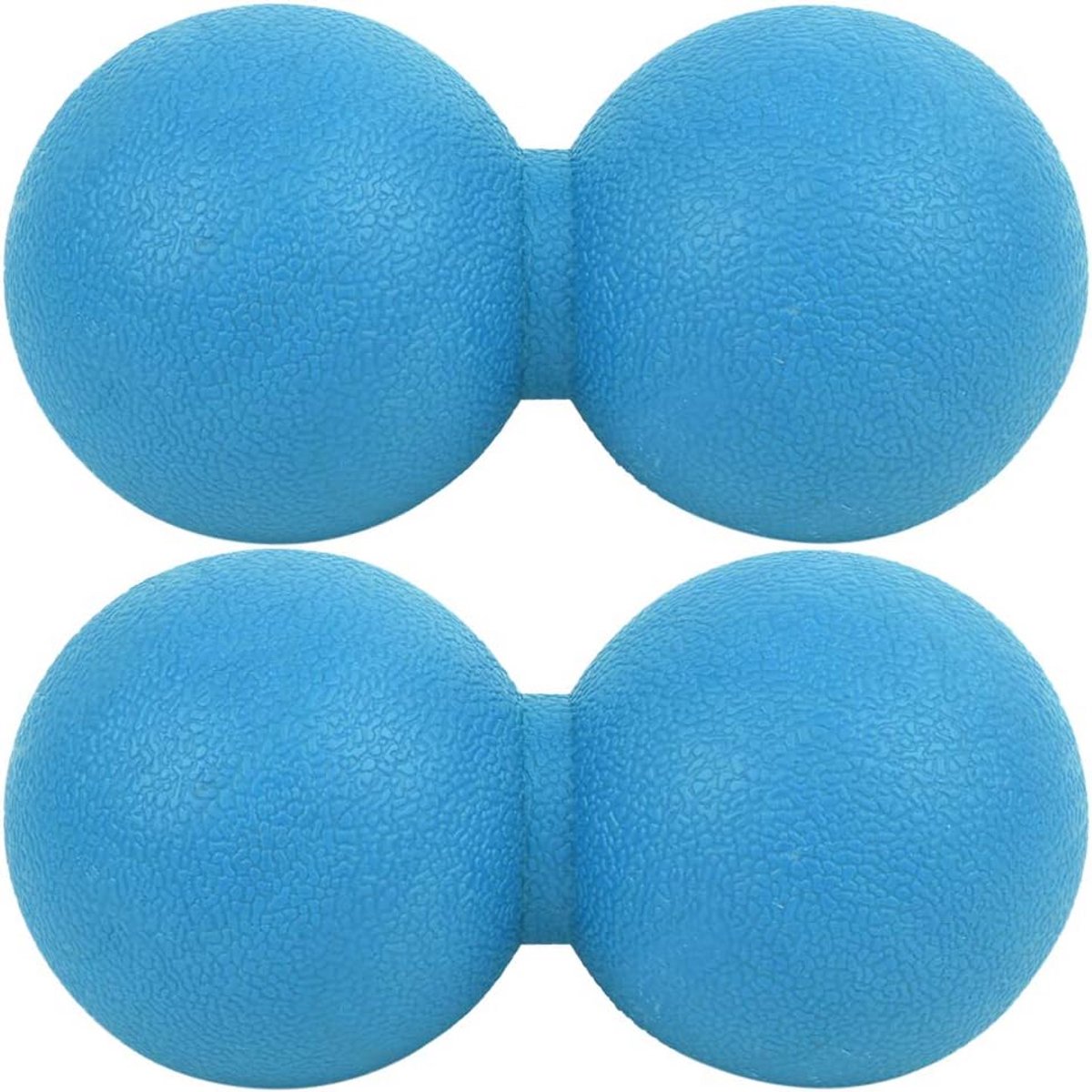 2 Stuks Dubbele Massagebal Pinda Bal voor Myofasciale Release en Triggerpoint Therapie