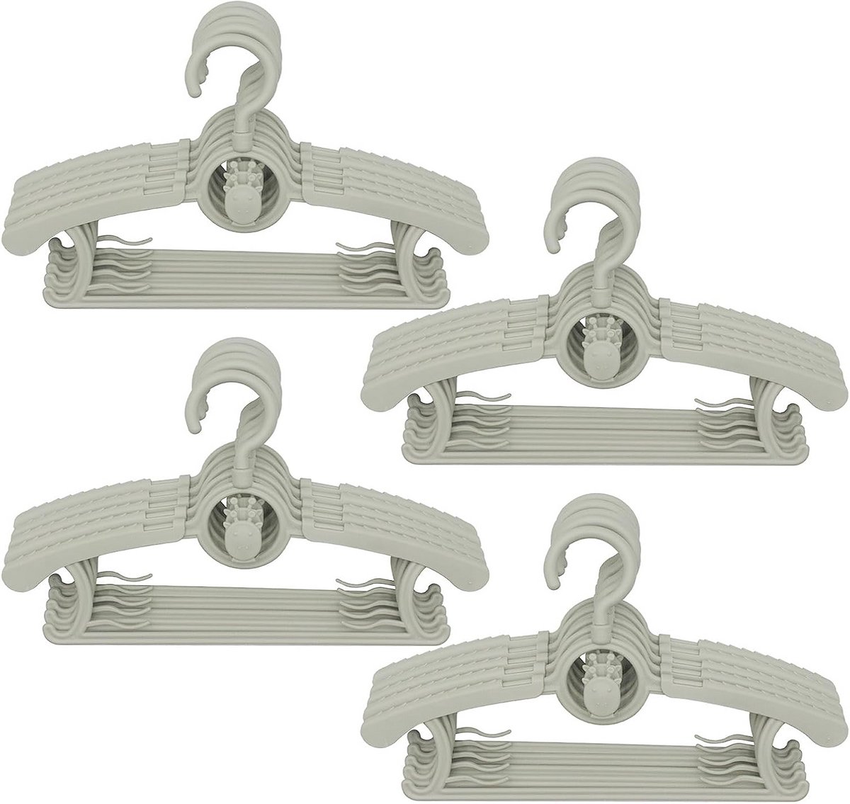 Verstelbare kledinghangers voor babykleding, 20 stuks