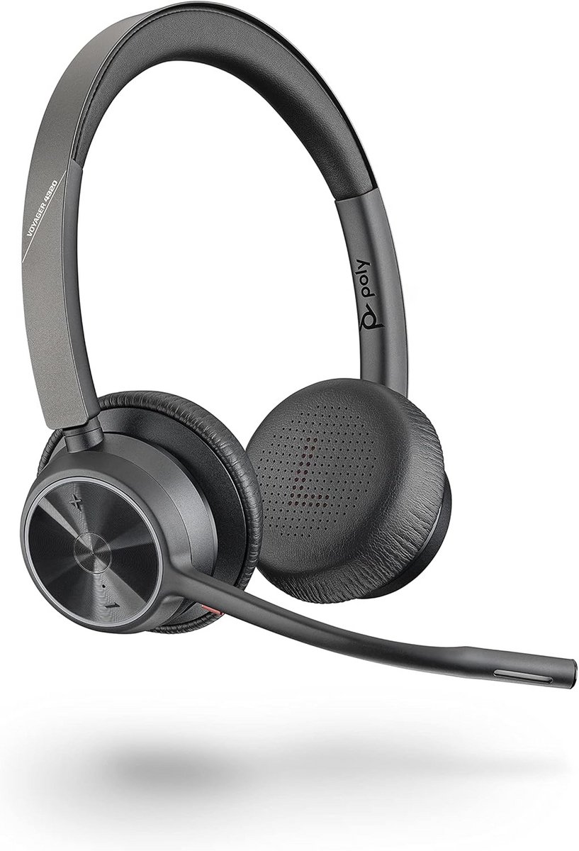 Draadloze USB-A Headset met Noise Cancelling voor Zakelijk Gebruik