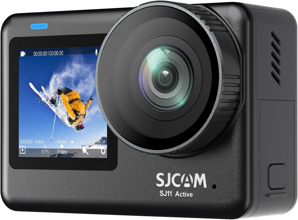 4K Actiecamera met Wifi, Touchscreen en Beeldstabilisatie - Waterdicht tot 5M
