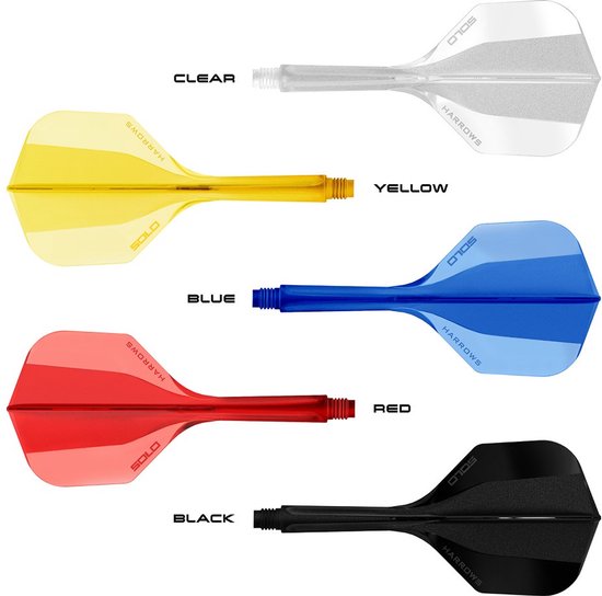 Harrows Solo Yellow NO6 - Dart Flights van Harrows — afbeelding 5