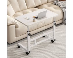 Ergonomisch Verstelbaar Staand Laptopbureau – Hoogte 59,9–88,9 cm & Kantelbaar 0–90° – Opvouwbaar, Ruimtebesparend Bureau voor Thuiswerk, Bank & Woonkamer