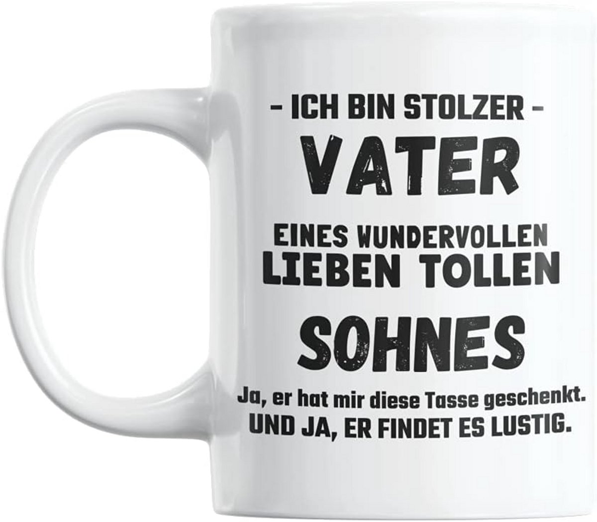 Grappige Mok met Spreuk Dubbelzijdig Bedrukt Vaatwasserbestendig Cadeau Ouders en Familie