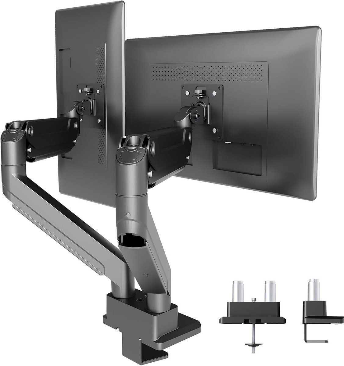 Monitorarm voor 1 Scherm tot 49 Inch - Met Klem en Montageplaat
