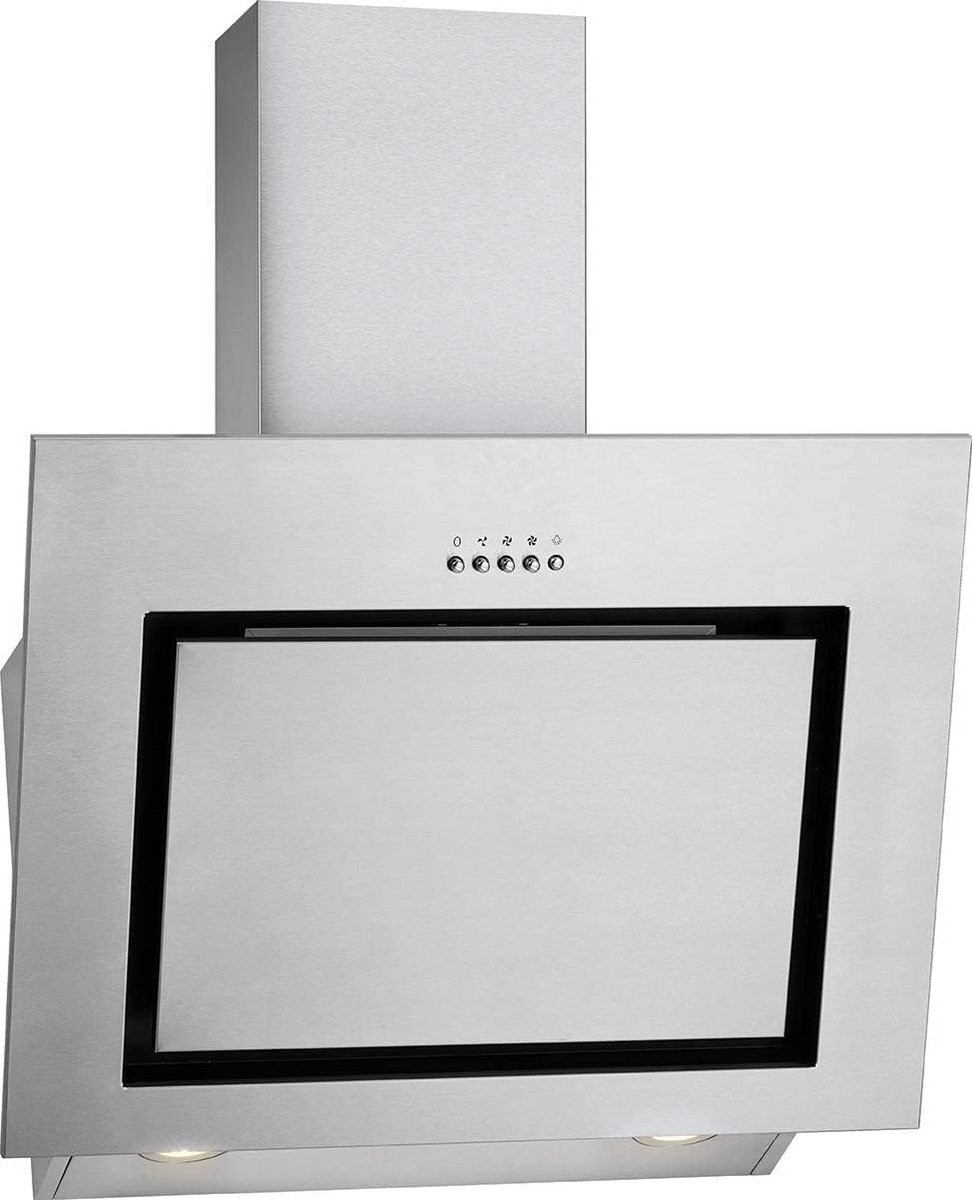 Stijlvolle Wandafzuigkap 60cm RVS met Randafzuiging voor Keuken