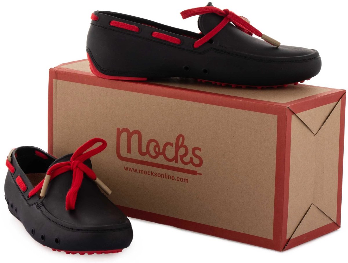 Unisex zomerschoenen Mocks zwart - 36
