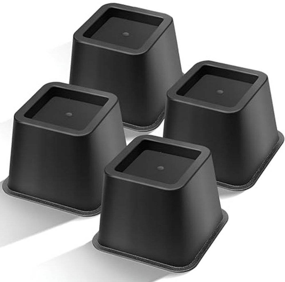4 Stuks Meubelverhogers - Verhoogde Bedden, Stoelen en Tafel Blokken voor Gemak en Comfort