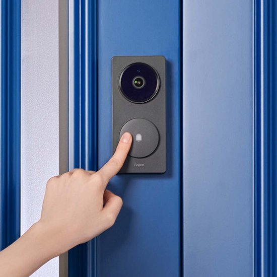 Aqara Doorbell Camera Hub G410 Select - Zwart - 2K Slimme Deurbel - Dual-Band Wi-Fi - Matter & Zigbee Hub - Gezichtsherkenning