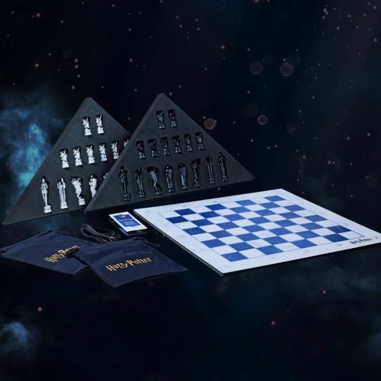 GoChess Wizard - Harry Potter Schaakspel - Slim Elektronisch Schaakbord met App – AI Schaakcomputer & Online Multiplayer – 32 Niveau’s – LED Coaching – Oplaadbaar & Bluetooth – Inclusief Schaakstukken