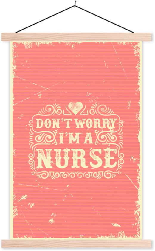 Support pour affiche avec affiche 40x60 cm - Affiche scolaire - Vintage - Design - Texte - Affiche textile - Lattes vierges - Cadeau Vaderdag - Cadeau - Cadeau pour lui - Conseil - Homme